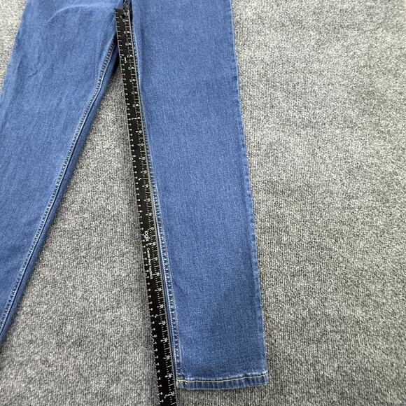 Cat & Jack Jeans Youth 14 Blue Straight Super Stretch Denim Adjustable Waist - Picture 8 of 16